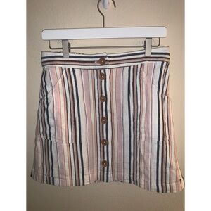 Roxy Striped Skirt Women’s Size Medium